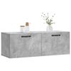 vidaXL Wall Cabinet Concrete Gray Engineered Wood Medium Wall Cabinet