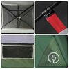 vidaXL Family Tent Dome 6-Person Green Waterproof
