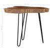 vidaXL Coffee Table Brown Teak Wood Medium Decorative Inlays