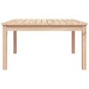 vidaXL Garden Table Natural Wood Solid Pine Wood Large Durable