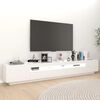 vidaXL TV Cabinet White Engineered wood 102.4 in x 13.8 in x 15.7 in