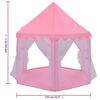 vidaXL Play Tent Pink Polyester, PVC Medium Foldable Play Tent
