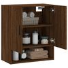 vidaXL Wall Cabinet Brown oak Engineered wood Medium Wall Cabinet