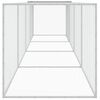 vidaXL Chicken Cage Anthracite Galvanized steel 158.7 x 38.6 x 35.4 in