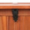 vidaXL Storage Chest Brown Solid acacia wood, MDF Set of 3 Storage Chest