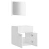 vidaXL Bathroom Furniture Set High gloss white Engineered wood, Acrylic