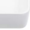 vidaXL Wash Basin 15.7x11.8x5.1" Ceramic White