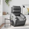 vidaXL Electric Stand Up Massage Recliner Chair Grey