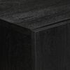 vidaXL Sideboard Black Engineered wood 23.6 x 13.0 x 29.5 in Sideboard