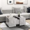 vidaXL Coffee Table Concrete Grey Engineered Wood Medium Extendable