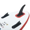 vidaXL Stand Up Paddle Board Set SUP Surfboard Inflatable Red and White