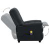 vidaXL Electric Massage Chair Dark grey