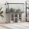vidaXL Aquarium Stand Grey Sonoma Engineered Wood 47.2 x 15.7 x 23.6 in