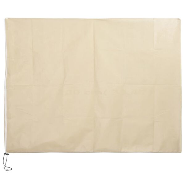 vidaXL Plant Fleece Cover Beige Non-woven fabric (100% polypropylene)