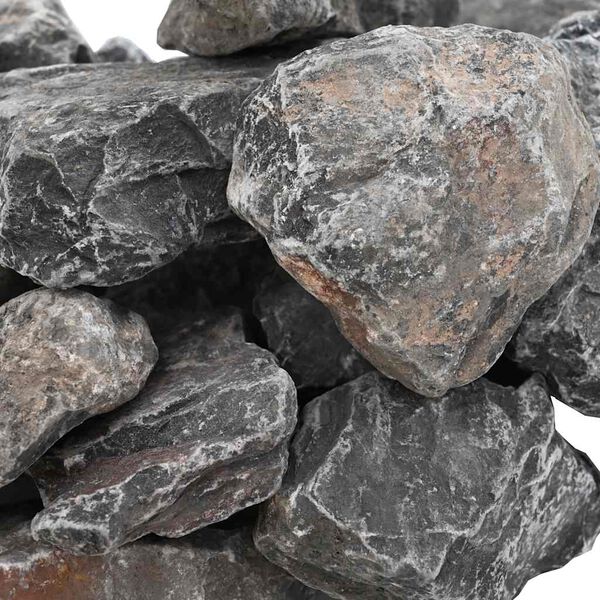 vidaXL Sauna stone Grey Stone 2.4-3.1 in each stone Heat-resistant