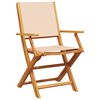 vidaXL Garden Chair Set of 6 Beige