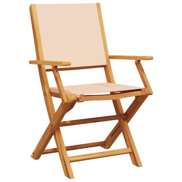 vidaXL Garden Chair Set of 6 Beige