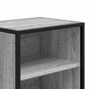 vidaXL Bedside Cabinet Set of 2 Grey Sonoma Engineered wood, metal