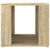 vidaXL Bedside Table Sonoma Oak Engineered Wood Compact Bedside Table
