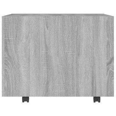 vidaXL Coffee Table Gray Sonoma 21.7"x21.7"x15.7" Engineered Wood