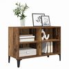 vidaXL TV Cabinet Set Brown 27.36 x 11.81 x 19.69 in Engineered Wood