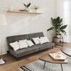 vidaXL Sofa Bed Dark Gray Velvet (100% polyester), wood, plastic