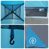 vidaXL Family Tent Dome 6-Person Blue Waterproof