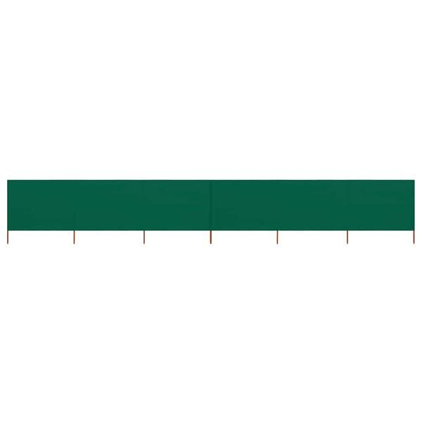 vidaXL Wind Screen Green Non-woven fabric, wood 315 in x 63 in
