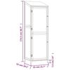 vidaXL Garden Shed Brown Solid fir wood Medium Garden Shed Rectangular