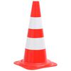 vidaXL Reflective Traffic Cones 20 pcs Red and White 19.7 "