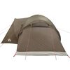vidaXL Family Tent Dome 6-Person Brown Waterproof