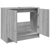vidaXL Sink Cabinet Grey Sonoma Engineered wood Medium Sink Cabinet