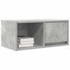vidaXL TV Cabinet Concrete grey Engineered wood Small TV Cabinet