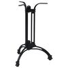 vidaXL Bistro Table Leg Black Cast aluminum Standard Industrial
