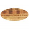 vidaXL Table Top Natural Solid mango wood 43.3 x 19.7 x 1.5 in Durable