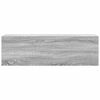 vidaXL Bathroom Wall Cabinet Gray Sonoma Engineered wood Medium