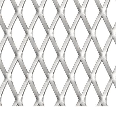 vidaXL Garden Wire Fence Stainless Steel 39.4"x33.5" 1.8"x0.8"x0.2"