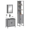 vidaXL Bathroom Furniture Set Grey sonoma
