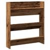 vidaXL Wall Shoe Cabinet Old wood Engineered wood Compact