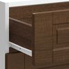 vidaXL Kitchen Base Cabinet Brown Oak Engineered Wood Standard