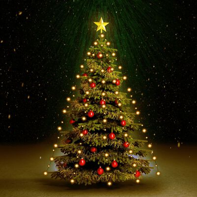 vidaXL Christmas Tree Net Lights with 150 LEDs Warm White 59.1"