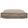 vidaXL Cushion Taupe 27.56 x 27.56 x 4.72 in Oxford Fabric