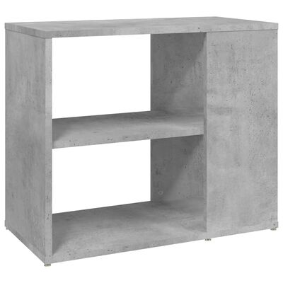vidaXL Side Cabinet Concrete Gray 24"x12"x20" Chipboard