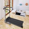 vidaXL Electric Treadmill 39.4x13.8" Black and Silver