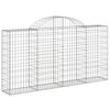 vidaXL Gabion Basket Set of 50 Silver Galvanized Iron Large Tough