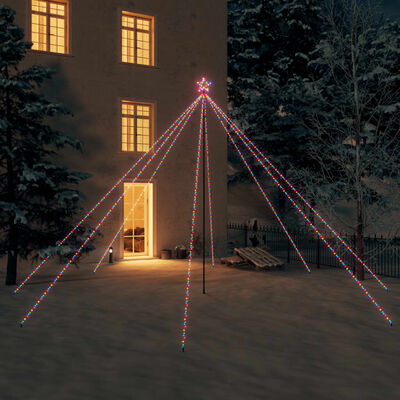 vidaXL Christmas Tree Lights Indoor Outdoor 800 LEDs Colorful 16.4'