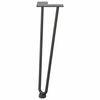 vidaXL Hairpin Table Leg Anthracite Solid powder-coated steel Standard