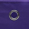 vidaXL Storage Box Set of 10 Purple Non-woven fabric Foldable