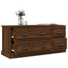vidaXL TV Cabinet Brown Oak Engineered Wood Medium TV Cabinet