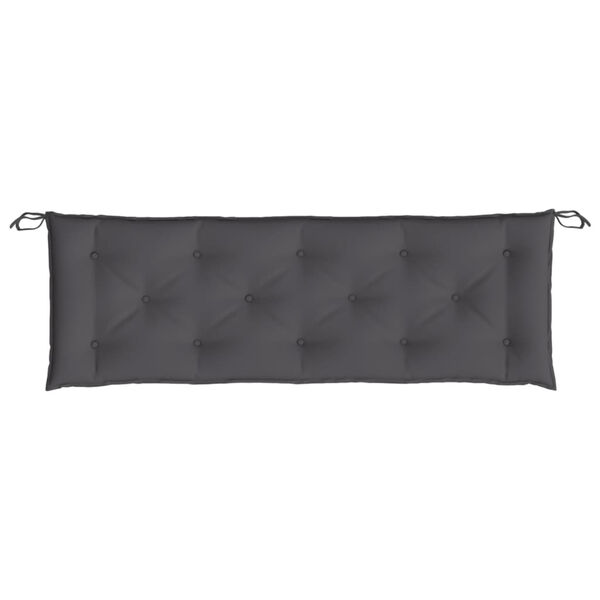 vidaXL Garden Bench Cushion Anthracite Oxford fabric (100% polyester)